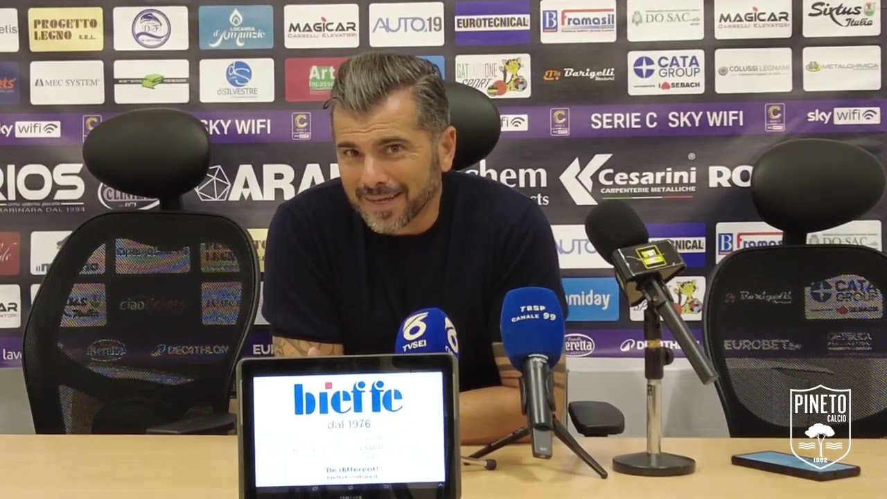 Serie C: il tecnico del Pineto Ivan Tisci e gli aspetti da migliorare – 24/08/2025