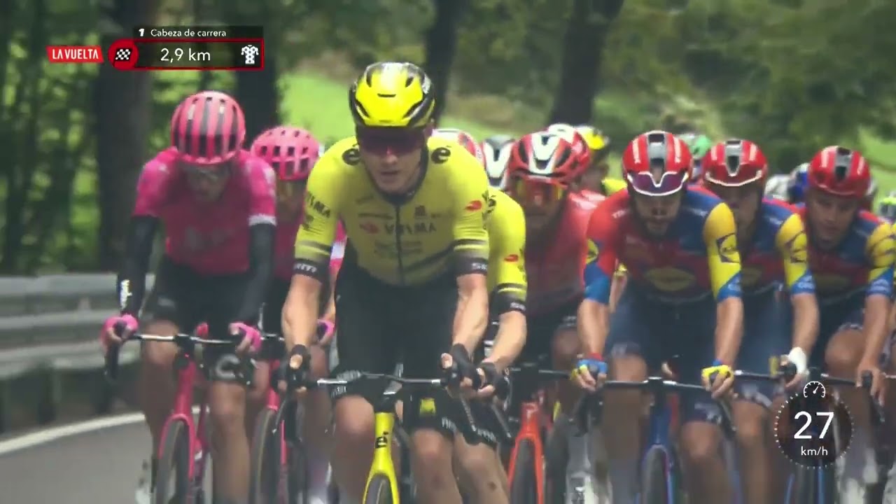 Ciclismo: Ciccone secondo nel primo arrivo in salita alla Vuelta – 25/08/2025