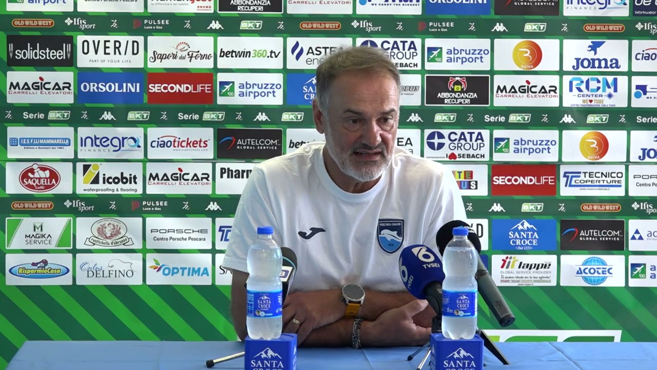 Arriva l’Empoli, Vivarini: il Pescara non ha paura di nessuno – 20/09/2025