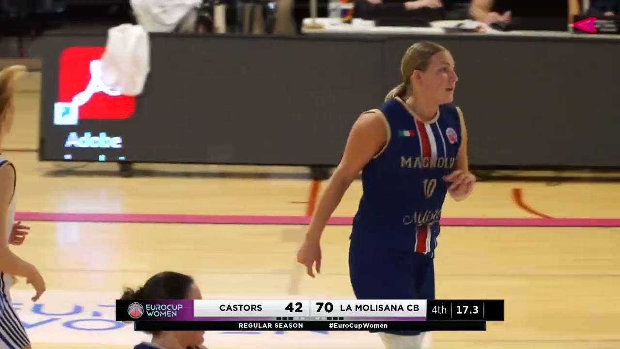 Eurocup, la Magnolia Campobasso sbanca Braine – 16/10/2025