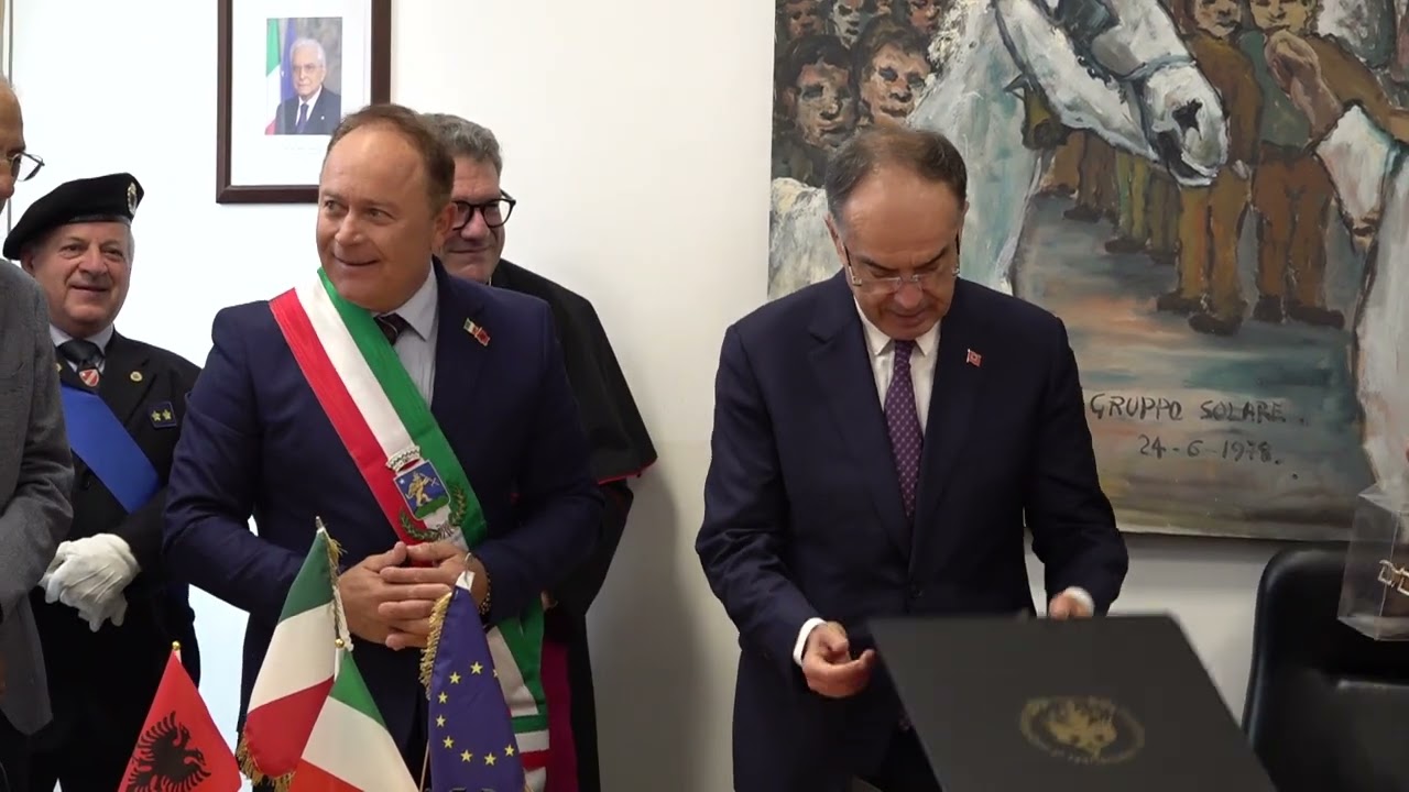 Il presidente albanese in Basso Molise. Roberti: unione Molise-Albania modello di pace – 19/10/2025