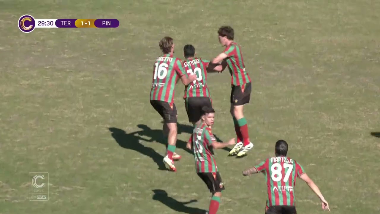 Serie C: quarto stop consecutivo per il Pineto, rimontato e superato a Terni – 05/10/2025