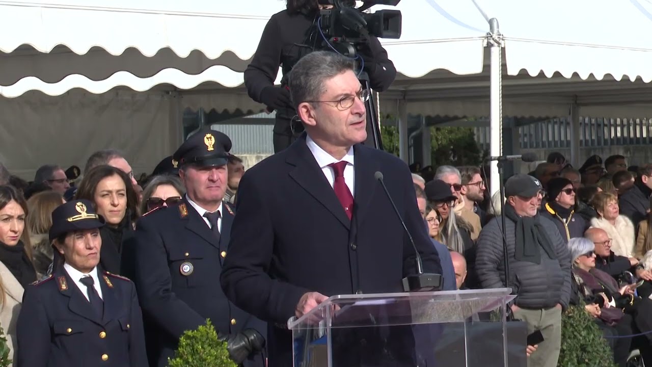 Il capo della Polizia Pisani a Pescara per il giuramento dei nuovi agenti – 16/01/2026