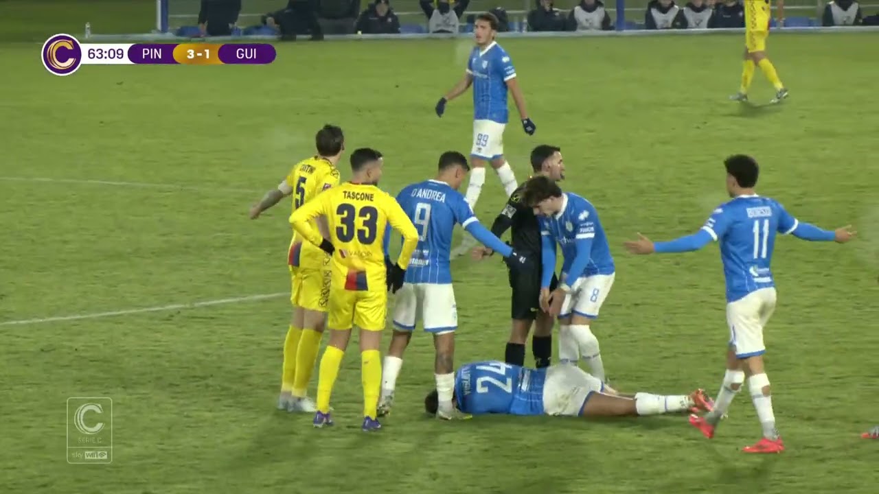 Serie C: il Pineto acciuffato dal Guidonia Montecelio nel recupero – 12/01/2026