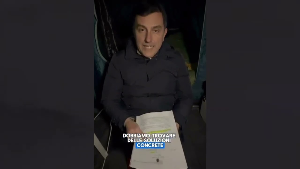 Ottava notte in tenda per il sindaco Castrataro. Il silenzio delle istituzioni – 03/01/2026