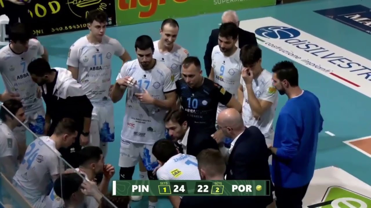 Pallavolo A2 maschile: Pineto a segno in rimonta al tie-break con Porto Viro – 18/01/2026