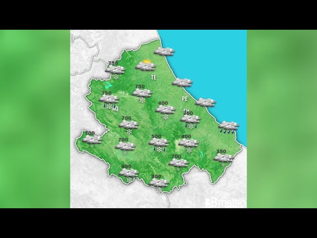 In Abruzzo in arrivo freddo e neve – 06/01/2026