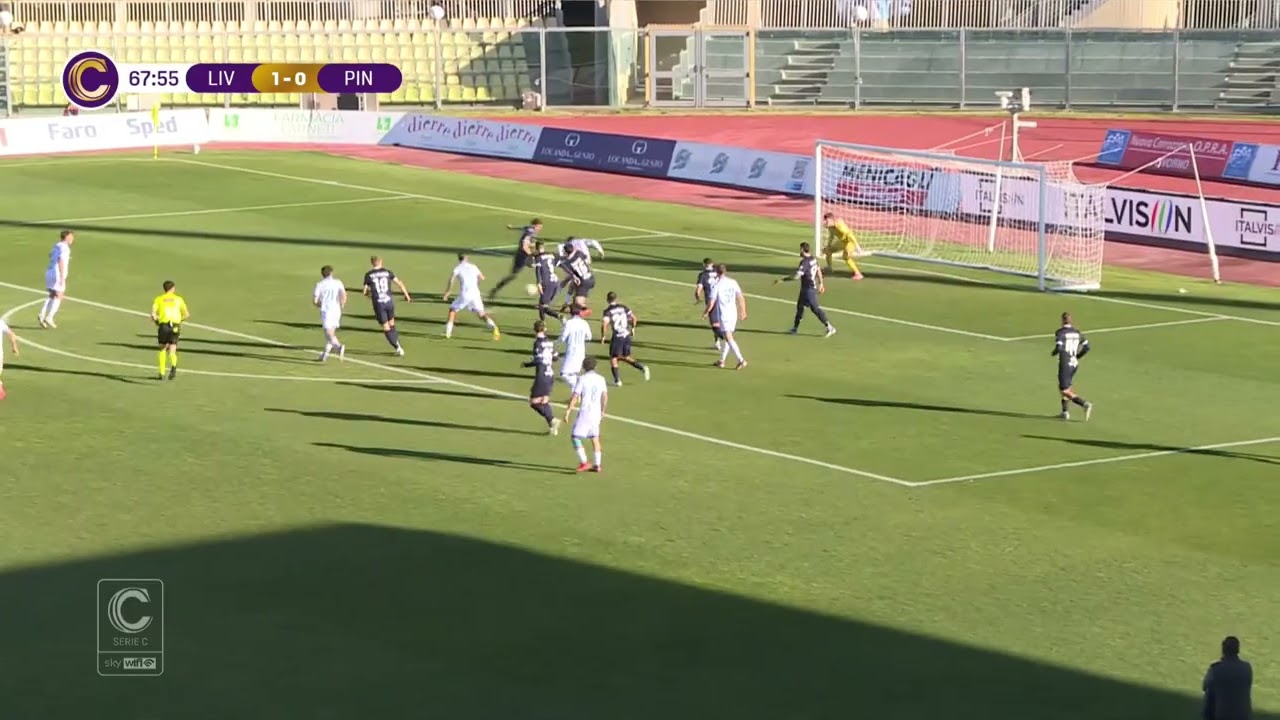 Serie C: quarta sconfitta consecutiva per il Pineto superato anche a Livorno – 22/02/2026